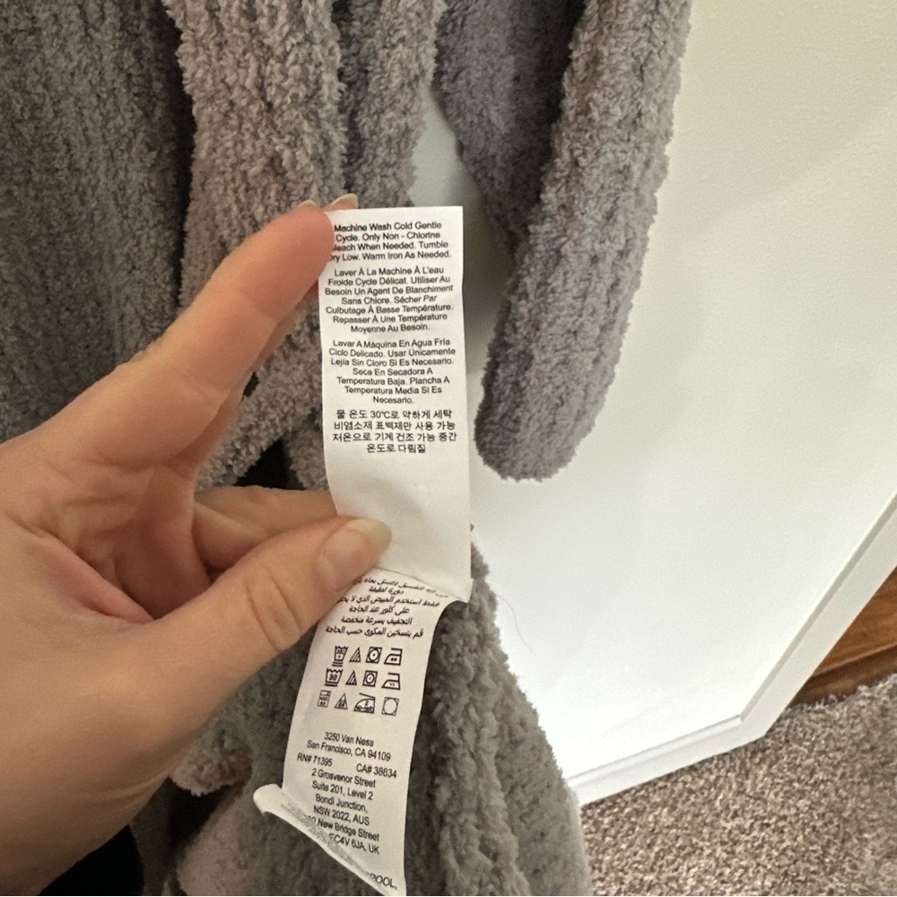 POTTERY BARN‎ Cozy Waffle Sweater Robe - Picture 6 of 7